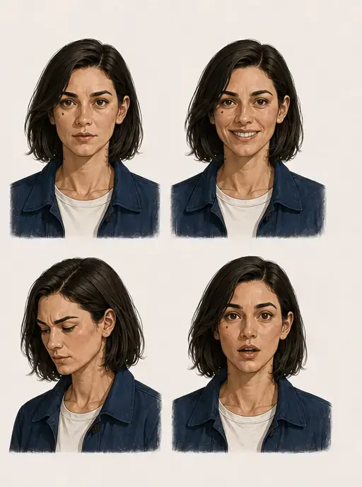Portraits de référence de NORA-V1